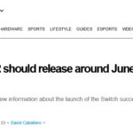 英国媒体称Switch 2明年6/7月发售 售价3千元以上