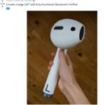 吹风机？国外大神自制各项功能齐全巨型AirPods