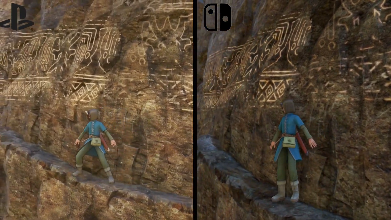 《勇者斗恶龙11》PS4 VS NS画面比拼 细节有所降低