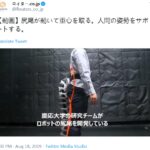 也许进化有点错 日本庆应大学新研发机器尾巴辅助平衡